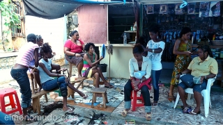 Peluqueria en mercado Sucupira. Praia. Cabo Verde