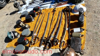 cascos-sables-militares-feria-antiguedades-de-cardedeu-barcelona