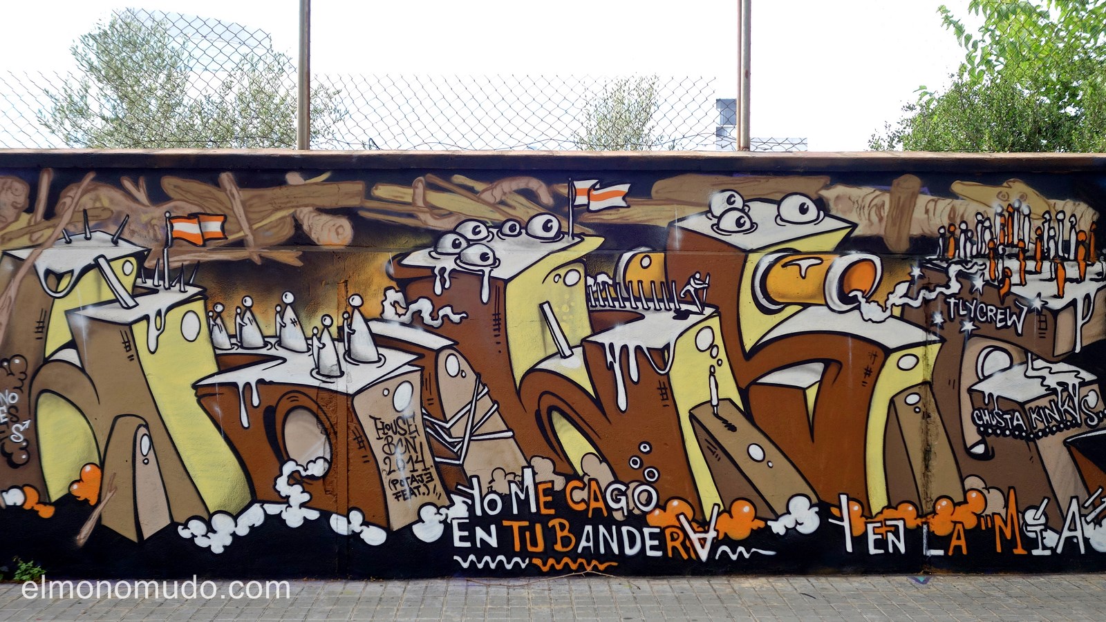 street art.graffiti en poblenou.barcelona.