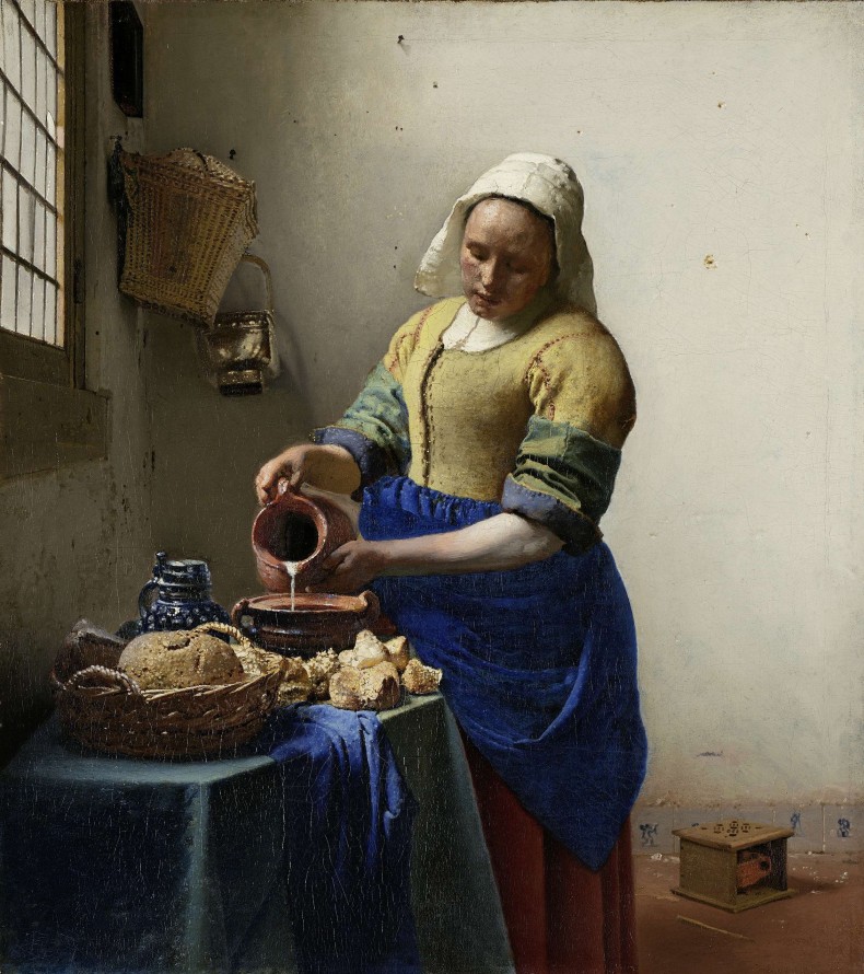 Het melkmeisje, Johannes Vermeer, 1660