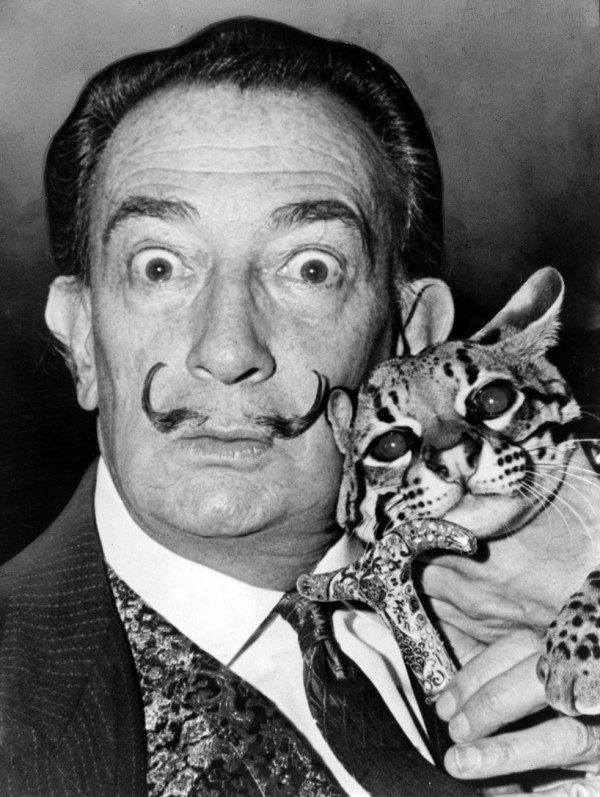Salvador Dalí with Babou